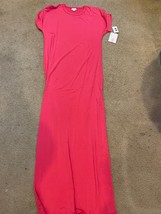 NWT Lularoe Maria M solid pink spring Full length Dress GORGEOUS comfort... - £16.11 GBP