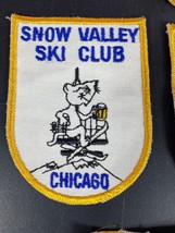 Snow Valley Ski Club Chicago Patch Unused 4&quot; x 3&quot;  Lot of 6 Souvenir Vin... - $39.59