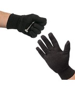 300 Pairs Brown Cotton / Polyester Jersey Gloves 10&quot; /w Elastic Knit Wri... - £226.56 GBP