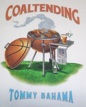 Tommy Bahama Size Medium Coal Tending Tee White Cotton T-Shirt New Mens Shirt - $58.41