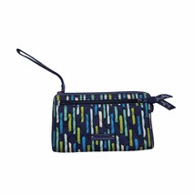 Vera Bradley Katalina Showers Front Zip Wristlet Blue Green White Light ... - $18.57