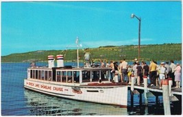 Postcard Captain Bill&#39;s Lake Ride Watkins Glenn New York Finger Lakes Seneca - £3.91 GBP