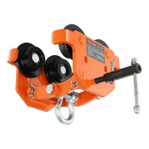 VEVOR Manual Trolley, 4400 lbs/2 Ton Load Capacity, Push Beam Trolley with Dual  - €119,62 EUR