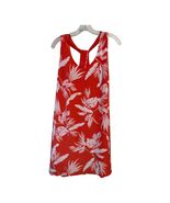 Old Navy Red Tropical Print Sleeveless Dress Size L Summer Racerback - $16.20
