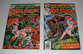 Marvel Feature with Red Sonja # 3 + 5...close VF  grade--ex...1976 comic books - £13.33 GBP