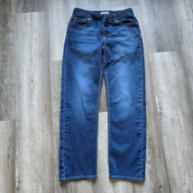 Denizen Levis Jeans Womens Size 14 Pull On Elastic Waist Drawstring Whis... - £19.57 GBP