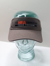 Nra Foundation Visor Hat Cap Teach Freedom Grey Friends Of Nra Adjustable - £9.27 GBP