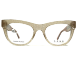 L.A.M.B Eyeglasses Frames LA067 GLD Clear Gold Mesh Cat Eye Full RIm 51-... - $111.98