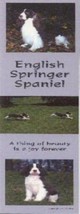 Bookmark Springer Spaniel Laminated Paper Set Of 2...Reduced Price - £3.92 GBP