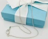 18&quot; Tiffany &amp; Co Chain Necklace with Lobster Clasp in Sterling Silver - $119.00