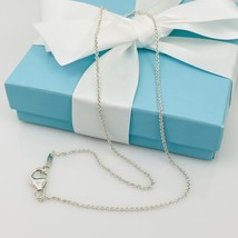18&quot; Tiffany &amp; Co Chain Necklace with Lobster Clasp in Sterling Silver - £95.10 GBP