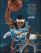 Denver Nuggets Carmelo Anthony 2004 Got Milk ad 8 x 11 advertisement print - £3.36 GBP