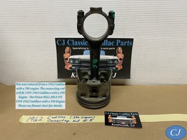 OEM 62 Cadillac 390 Engine CONNECTING ROD WITH PISTON #5 - $89.09