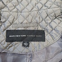 Marc New York Andrew Marc Girls/Women's S Gray Quilted Puffer Vest Zip Pocket  image 3