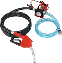 10 GPM 12V DC Portable Electric Self-Priming Fuel Transfer Extractor Pump Kit wi - £132.30 GBP