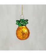 Glass PINEAPPLE Christmas Ornaments, Primitives by Kathy ( Box of 6 ) - £39.92 GBP