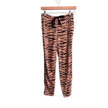 MNG BASICS Mango Womens Size XS Animal Print Zebra Ankle Pants Elastic W... - £16.24 GBP