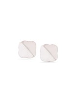Kicky and Perky 925 Sterling Silver Mother of Pearl Studs Earrings Jewel... - $42.12