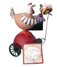 Williraye Studio Coyne&#39;s &amp; Co Pull Toy WW7951 Garden Gymnastic Lady Bug Bee Bird - £58.18 GBP