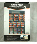 North Tech  Battery Organizer and Tester Store and Test 53 Batteries NOS - £14.92 GBP
