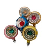 Poland Christmas Ornaments Mercury Glass Painted Deep Indent Reflectors ... - $746.03 MXN