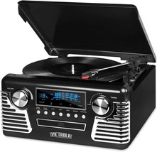 Turntable, Cd Player, Am/Fm Radio, Wireless Music Streaming,, In Speakers. - £103.85 GBP