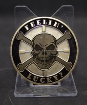 Feelin&#39; Lucky? United States Marine Corps - Challenge Coin - £8.86 GBP