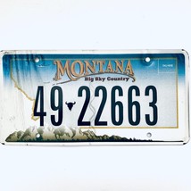  United States Montana Park County Passenger License Plate 49 22663 - £13.23 GBP
