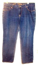 Size 18 - Faded Glory Dark Blue Straight Leg Denim Jeans  - $24.74