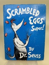 Dr Seuss Scrambled Eggs Super! 1953 1st Edition Random House HC No-Dust Jacket - £73.47 GBP