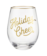 BRAND NEW Wine Glass - Holiday Cheer - £11.79 GBP