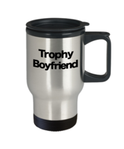 Trophy Boyfriend Mug Travel Coffee Cup Funny Gift Partner Lover Him Toy ... - $22.03