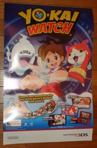 Yo-Kai Watch Promotional Nintendo 3DS Video Game Poster - £7.43 GBP