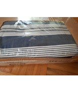 Ikea Ektorp Chaise Fabric Slipcover Blue White Tan Stripe ~  Brand New i... - £135.63 GBP