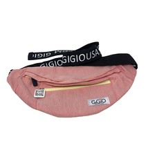 Fanny Pack HIp Bag Adjustable Belt Pink Mauve Gigio USA Canvas Travel - £12.94 GBP