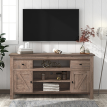 LEAVAN Modern, Stylish Functional Furnishing Particleboard TV Stand with Two Dra - £216.53 GBP