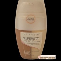 Maybelline Superstay Silky Foundation SPF 12 - Medium 4 Honey Beige - 1oz Sealed - £11.55 GBP