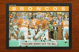 Broncos Team Leaders TL 1985 Topps #235 Football Denver Broncos John Elway - £3.94 GBP