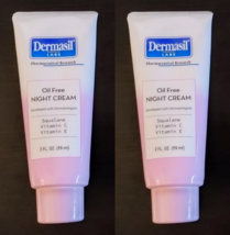 2-PK Dermasil Oil-Free Vitamin E Facial Night Cream Moisturizer SAME-DAY SHIP - £7.35 GBP