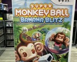 Super Monkey Ball: Banana Blitz (Nintendo Wii, 2006) CIB Complete Tested! - £5.79 GBP