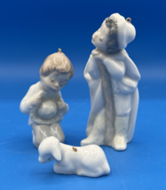 Lladro MINI Nativity Scene Ornaments - 3 Pieces Mint (NO BOX) *Pre Owned* - £36.68 GBP