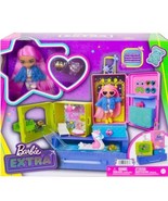 Barbie Extra Minis Pet Dollhouse, Travel Party Playset with Doll, Puppie... - $28.04