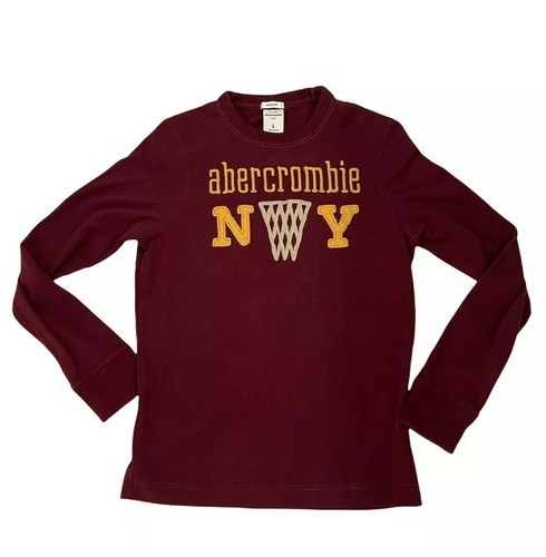 Boy Abercrombie Kids Size Large Shirt Long Sleeve EXCELLENT CONDITION - $6.88