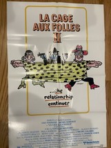La cage aux folles II, Rated R, 1981 vintage original one sheet movie poster,... - £38.65 GBP