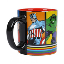Avengers Classic Comic Art Panels 16oz Ceramic Mug Multi-Color - £18.96 GBP