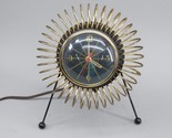 RARE Mid Century  UFO Atomic &quot; Spring &quot; Clock By Oxford Metal Co. - £188.38 GBP