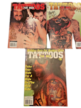 Magazine Tattoos for MEN 1994 &amp; 1995 &amp; 1997 #2 #5 #14 3 Issues - $23.24