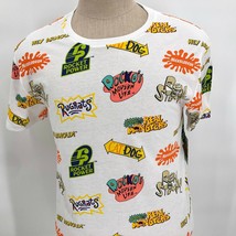 NWT Nickelodeon Mens Nick Toon All Over Print Shirt Sz Medium Rocket Rug... - £39.56 GBP