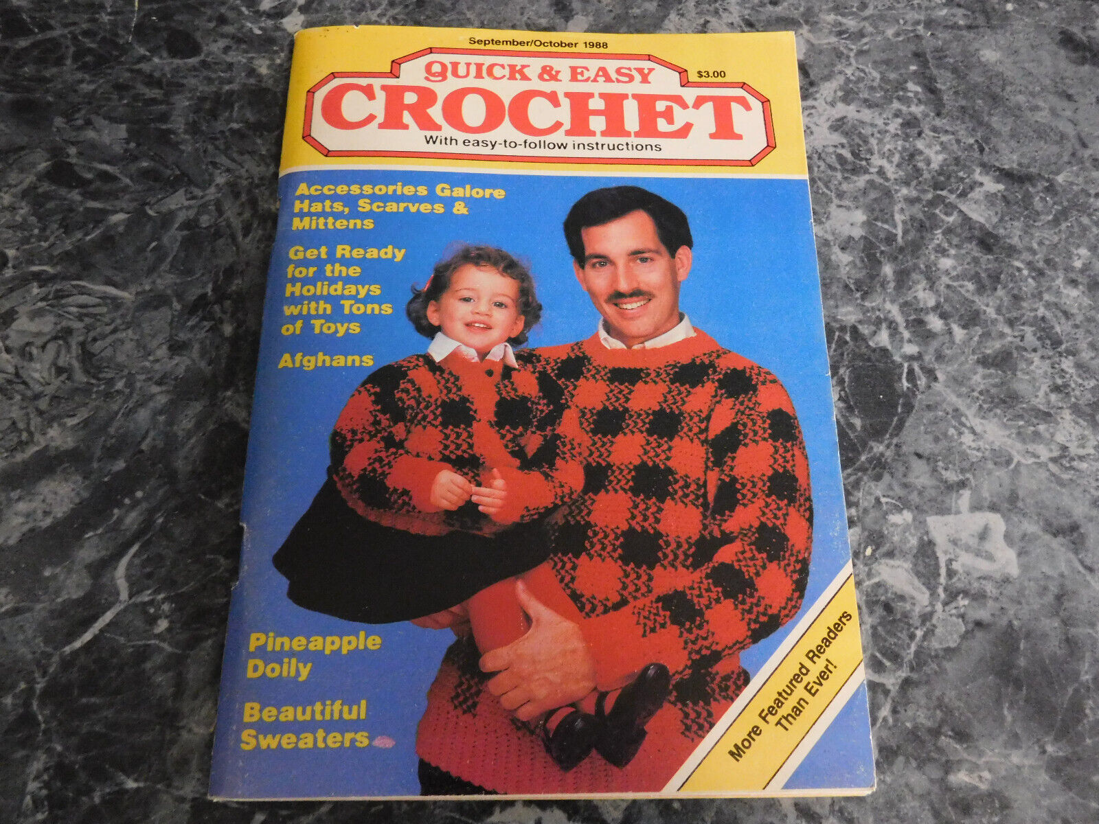 Quick &amp; Easy Crochet Magazine September October 1988 - $2.99