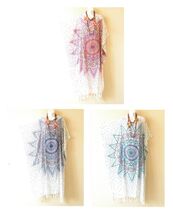 KD72 Polka Dot Batik Batwing Plus Kaftan Dolman Women Abaya Maxi Dress U... - $29.90